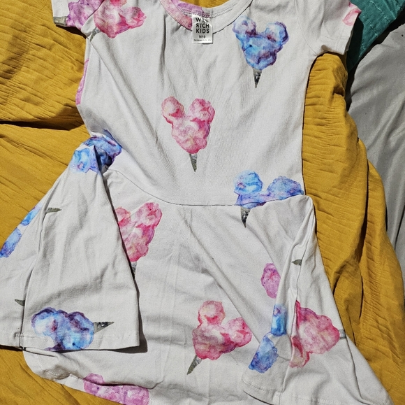 Wild rich kids Disney pastel Mickey dress size 9/10 - Picture 2 of 4